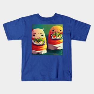 Kawaii Anime Sushi Kids T-Shirt